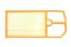Фільтр повітряний VW Bora 1,4-1,6L 98-05, Golf 1,4-1,6L 97-06, Polo 1,4-1,6L 94-, New Beetle 98-, Skoda Octavia 1,4L 96- Альфа ALPHA FILTER AF1673 (фото 1)
