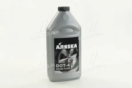 Рідина гальм. DOT4 (срібло) 750г АЛЯSКА 5438