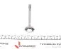 Клапан (випуск) Audi 100/80//A4/A6/VW Caddy/Golf/Passat 1.6-2.0 (33.2x8x91.2) (азотований) AMP PAUD024-A-0-N (фото 5)