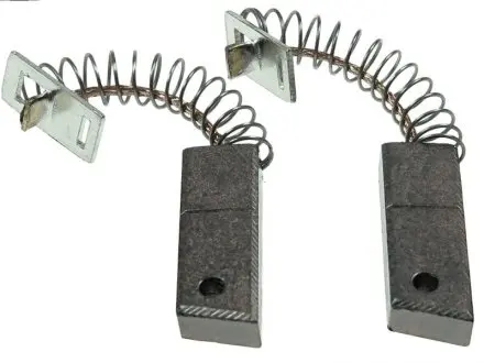Щетки генератора 12/24V (5x8x23 мм) (с пружинками) (2 штуки в комплекте) AS AB5009