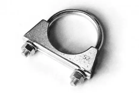 Хомут глушника драбинний M8 Ф52 мм (оцинк. сталь) (10шт) ASAM 55318