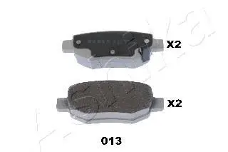 Колодки гальмівні дискові (комплект 4 шт) ASHIKA 51-00-013