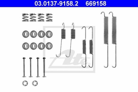 Монтажный комплект колодки ATE 03013791582