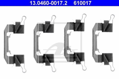 Комплект монтажних колодок ATE 13.0460-0017.2