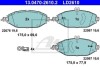 Комплект тормозных колодок из 4 шт. дисков ATE 13.0470-2610.2 (фото 1)