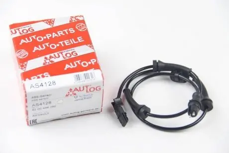 Датчик ABS передн Лів/Прав RENAULT GRAND SCENIC II, MEGANE II, SCENIC II 1.4-2.0D 09.02- AUTLOG AS4128