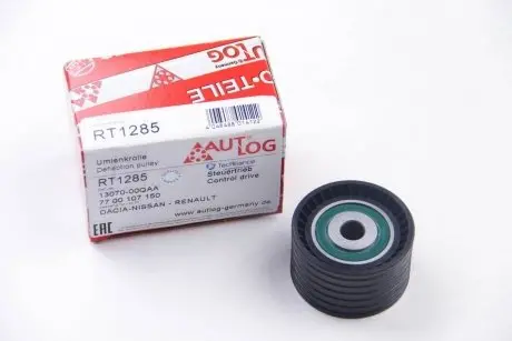 Ролик направляющий ГРМ 1.4-2.0 DUSTER, LOGAN/KANGOO, CLIO, MEGANE 97- AUTLOG RT1285