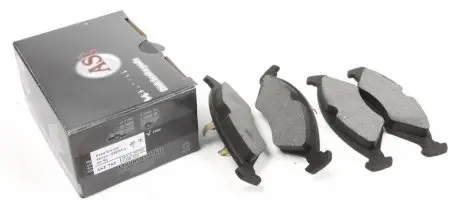 Колодки гальмівні (передні) Ford Escort/Fiesta/Sierra 80-02 AUTO STANDART AST753