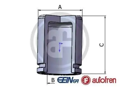 Поршень циліндра супорта AUTOFREN D025279