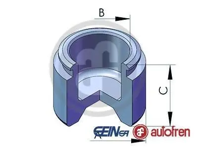 Поршень супорта гальмівного AUTOFREN D025345