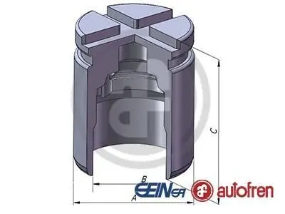 Поршень супорта гальмівного AUTOFREN D025472