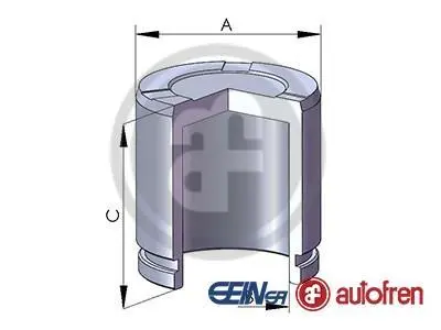 Поршень супорта X204 08- (44x57mm)(Bosch) AUTOFREN D025643