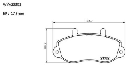 Колодки передні гальмівні Opel Movano (98-)/Renault Master II (98-) AUTOMOTOR France ABP0104