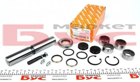 Шкворень DB 609/Vario (27x154mm) (на подшипниках) (3350) AUTOTECHTEILE 100 3350