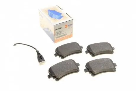 Гальмівні колодки AUTOTECHTEILE 369 8017