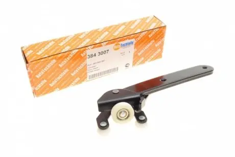 Ролик дверей (бічних/нижній) VW Caddy 03- (L) (з кронштейном) (8430.07) AUTOTECHTEILE 384 3007