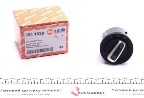 Перемикач світла фар VW Caddy/T5/T6 03- AUTOTECHTEILE 394 1029 (фото 1)