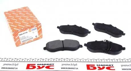 Гальмівні колодки AUTOTECHTEILE 504 0170