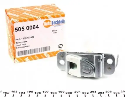 Замок дверей (бічних/зверху) Fiat Ducato/Peugeot Boxer 06- AUTOTECHTEILE 505 0064