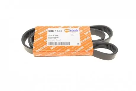 Ремень генератора Renault Kangoo 1.9D 98- (6PK1400) AUTOTECHTEILE 906 1400