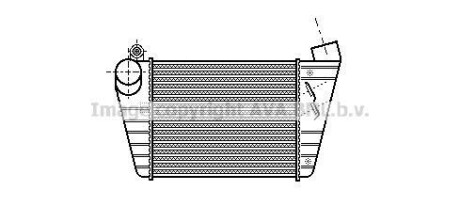 Інтеркулер A3 1.8i / 1.9 TDi 09/96- (Ava) AVA COOLING AI4172