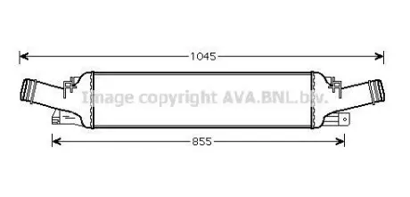 Інтеркулер AUDI (AVA) AVA COOLING AI4294