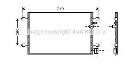 Радиатор кондиционера AVA AVA COOLING AI5237