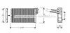 AVA AUDI Радіатор опалення 80 B4 Avant RS2 quattro 94-, A4 B5 1.6 94-, 1.9 95- AVA COOLING AI6156 (фото 1)