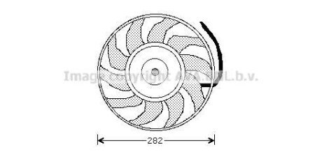 AVA AUDI Вентилятор радіатора A6 94- AVA COOLING AI7502