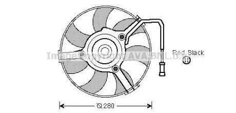 Вентилятор радіатора VW (AVA) AVA COOLING AI7504