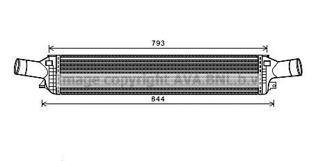 Інтеркулер AVA AVA COOLING AIA4319