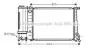 AVA BMW Радіатор охолодження 3 E30,E36,5 E34 1.8/2.5 AVA COOLING BW2101 (фото 1)