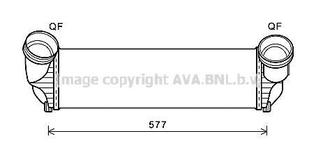 Интеркулер AVA AVA COOLING BWA4543