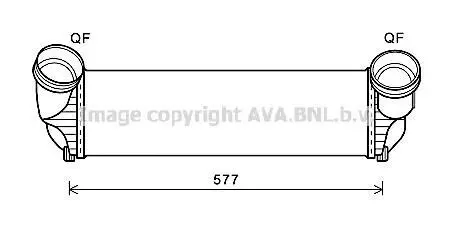 Інтеркулер AVA AVA COOLING BWA4543