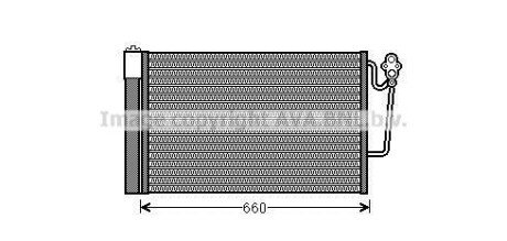 AVA BMW Радіатор кондиціонера (конденсатор) Mini Cooper, One, Clubman, Countryman, Paceman AVA COOLING BWA5363D (фото 1)