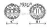 AVA BMW Муфта зчеплення вентилятора 7 (E65, E66, E67) 01-, X5 (E53) 00- AVA COOLING BWC392 (фото 1)