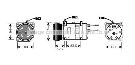 Компресор AVA COOLING CNAK222