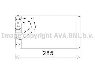 Радиатор отопителя салона Nissan Pathfinder Navarra 2,5D 3,0D 4,0i 05> AVA COOLING DN6373