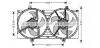 AVA NISSAN Вентилятор радіатора ALMERA 00- AVA COOLING DN7528 (фото 1)