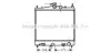 Радиатор охлаждения двигателя Nissan Micra 1,2i 1,4i AT 03&gt;10, Note 1,4i 1,6i A AVA COOLING DNA2248 (фото 1)