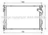 AVA NISSAN Радіатор охолодження двиг. QASHQAI / QASHQAI +2 I 1.6 dCi 11- AVA COOLING DNA2419 (фото 1)