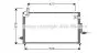 Радіатор кондиціонера DAEWOO MATIZ (98-) 0.8/1.0 (AVA) AVA COOLING DW5044 (фото 1)