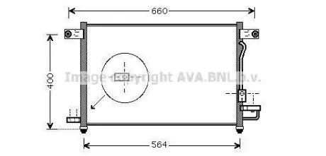 Радіатор кондиціонера AVA AVA COOLING DW5061D