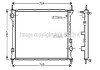 AVA FORD Радіатор охолодження двиг. TRANSIT CONNECT 1.8-1,8TD AVA COOLING FD2382 (фото 1)