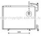 AVA FORD Радіатор кондиціонера (конденсатор) B-MAX 1.0 12-, FIESTA VI 1.0 12-, TRANSIT COURIER B460 1.0 14- AVA COOLING FD5592 (фото 1)