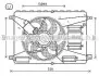 AVA FORD Вентилятор радіатора Galaxy, Kuga I, Mondeo IV, S-Max 1.6/2.0TDCi 06- AVA COOLING FD7556 (фото 1)