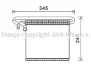 AVA FORD Випарник C-MAX II 1.0, 1.6, 2.0 10-, FOCUS III 1.0, 1.6, 2.0 10- AVA COOLING FDV491 (фото 1)