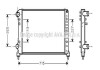 Радиатор охлаждения двигателя AVA AVA COOLING FTA2262 (фото 1)