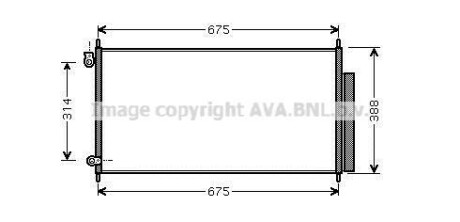 Радіатор кондиціонера AVA AVA COOLING HD5185D