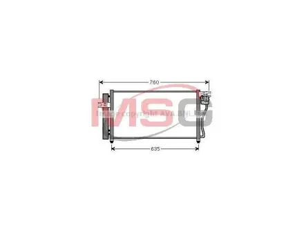 Радіатор кондиціонера AVA AVA COOLING HY5178D